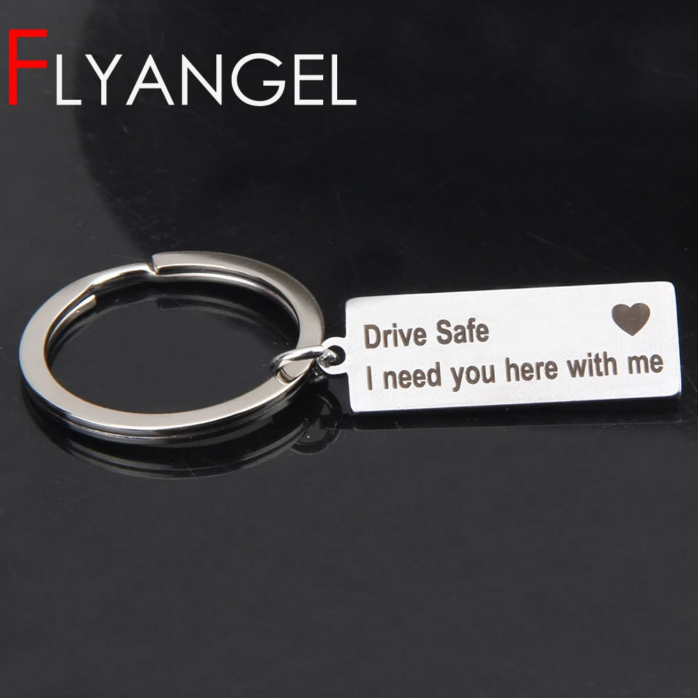 Drive Safe Keychain Gift