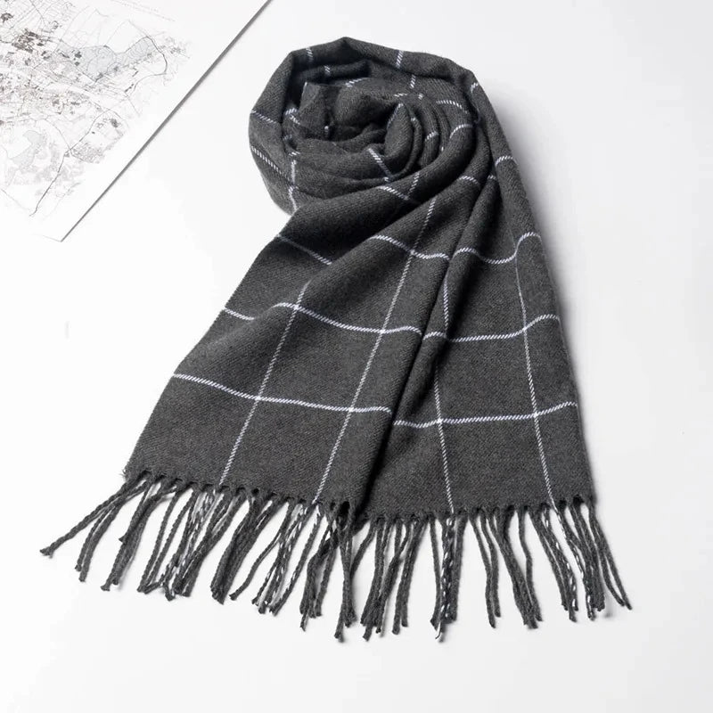 Men's Winter Cashmere Scarf