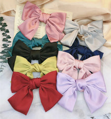 Ribbon Bow Hair Clips - Set of 2