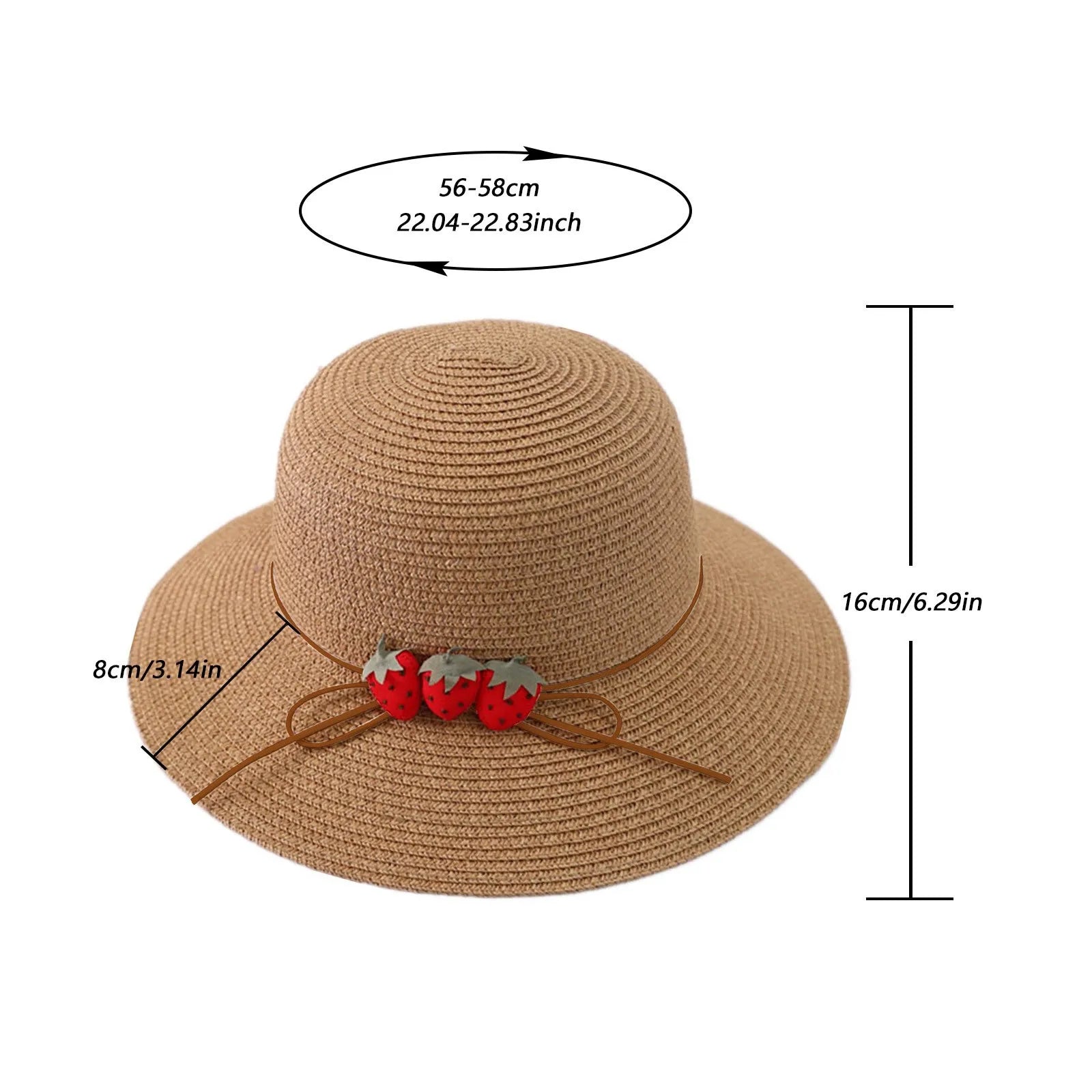 Cute Strawberry Fisherman Hat