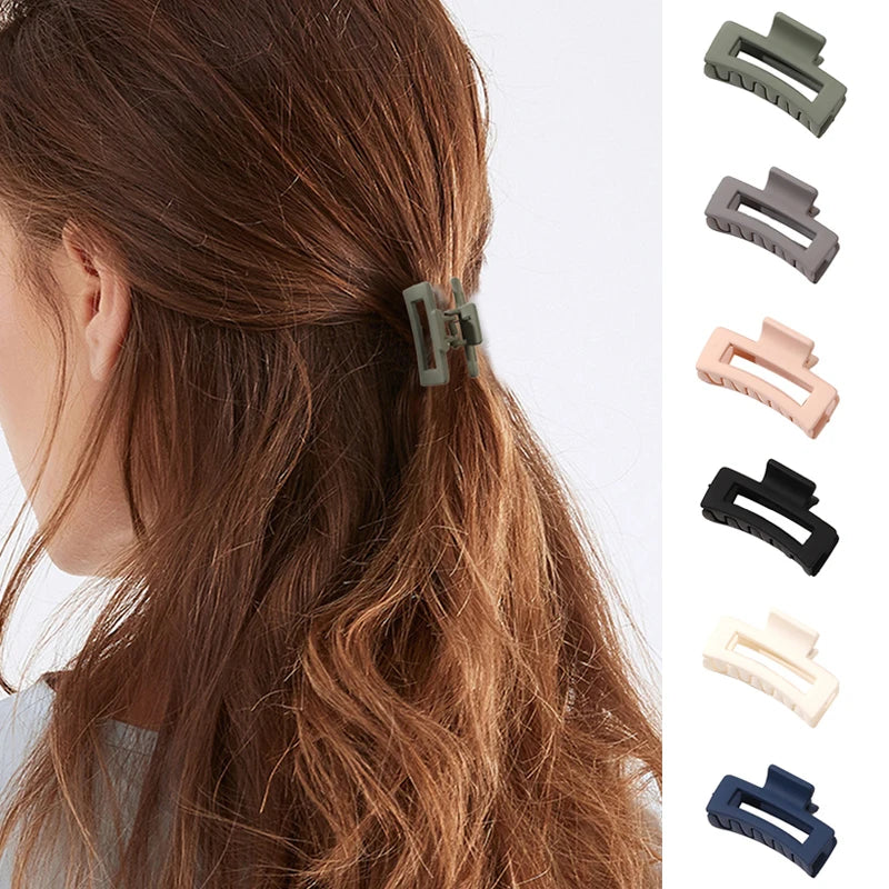 Wholesale Frosted Mini Grab Hair Clips