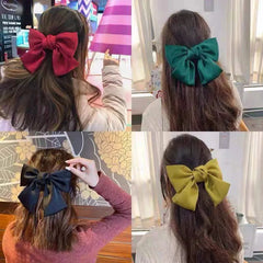 Ribbon Bow Hair Clips - Set of 2